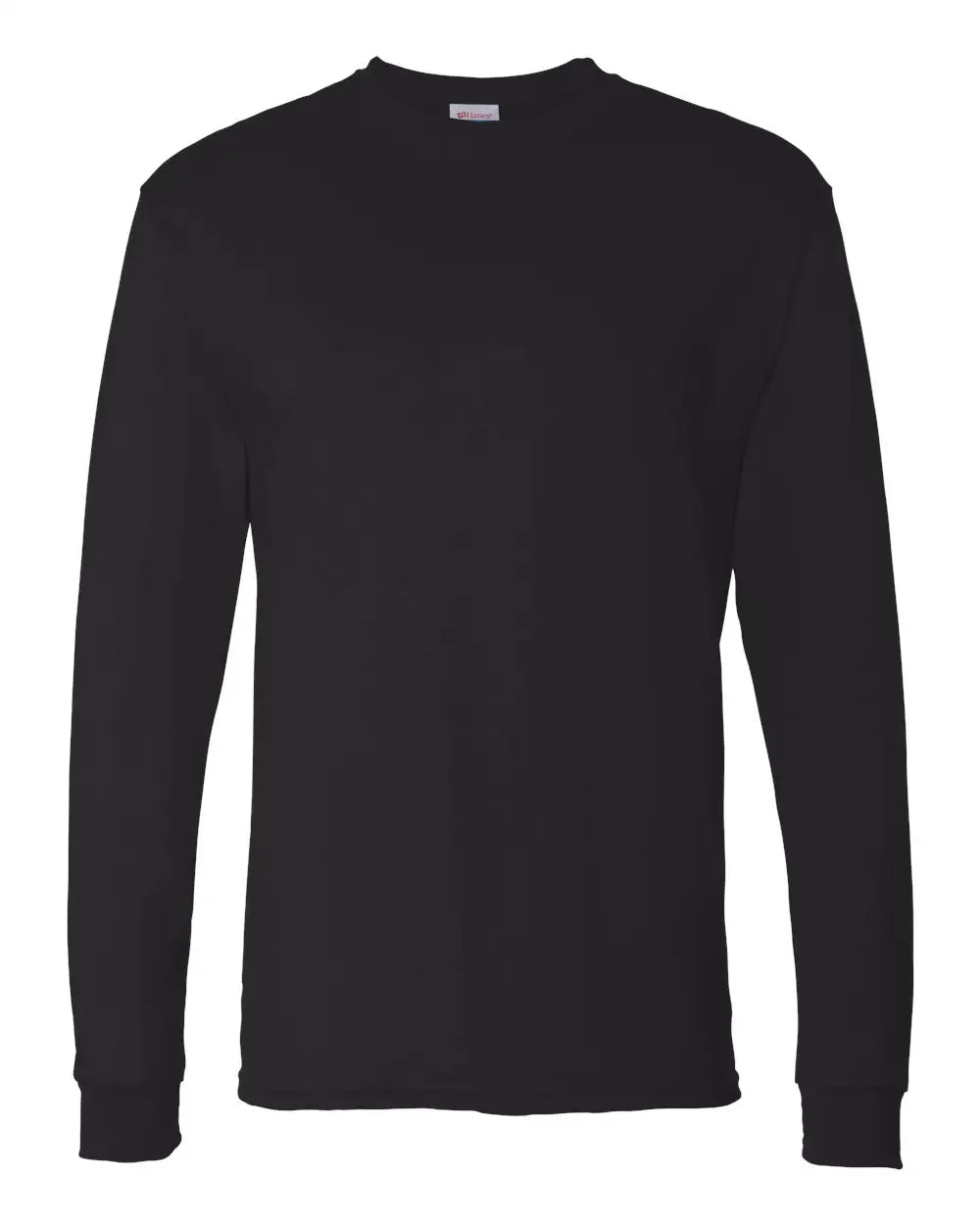 Hanes 5286 Essential-t Long Sleeve T-shirt - Black