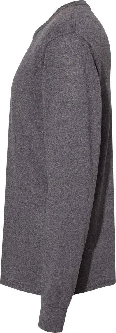 Hanes 5286 Essential-t Long Sleeve T-shirt - Charcoal Heather