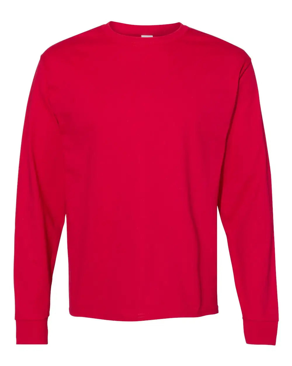 Hanes 5286 Essential-t Long Sleeve T-shirt - Deep Red - s