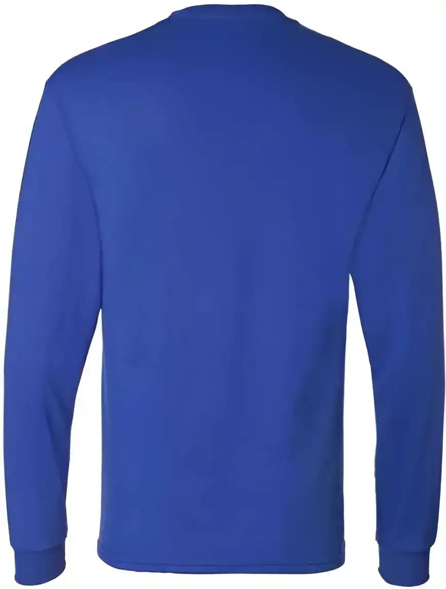 Hanes 5286 Essential-t Long Sleeve T-shirt - Deep Royal