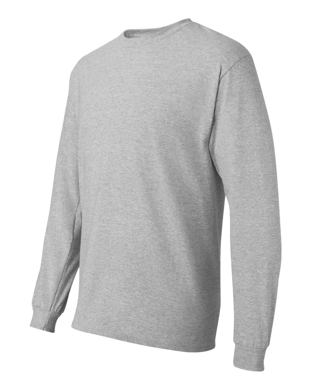 Hanes 5286 Essential-t Long Sleeve T-shirt - Light Steel - Gray / s