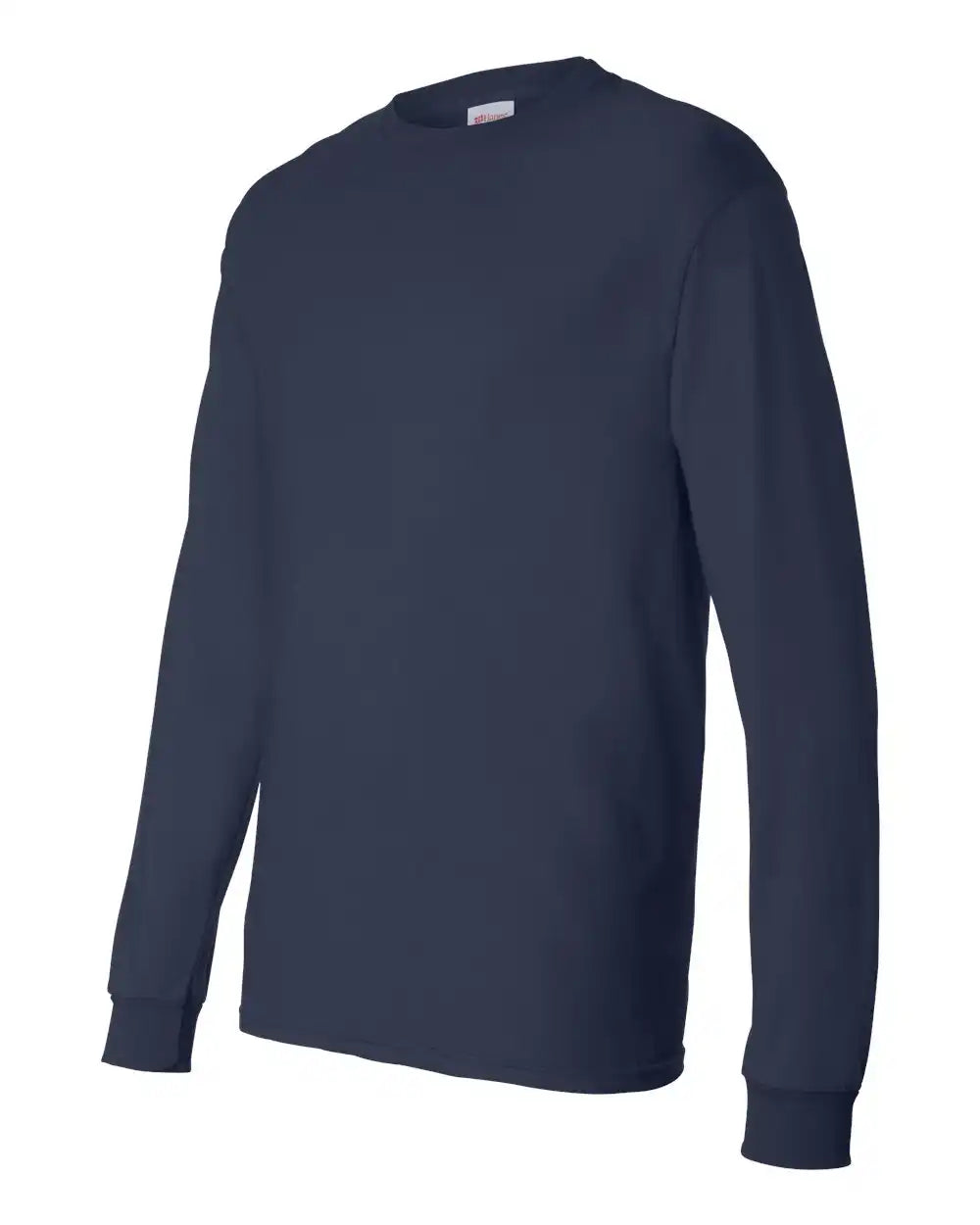Hanes 5286 Essential-t Long Sleeve T-shirt - Navy - s