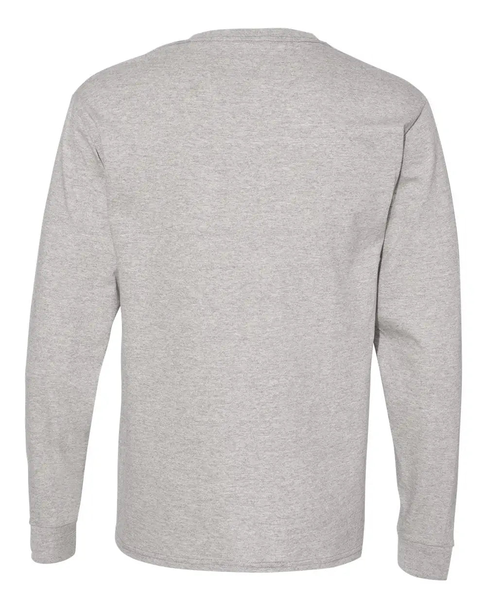 Hanes 5286 Essential-t Long Sleeve T-shirt - Oxford Grey - Gray / s