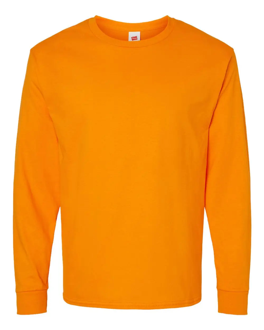 Hanes 5286 Essential-t Long Sleeve T-shirt - Tennessee Orange - s