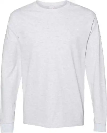 Hanes 5286 Essential t Long Sleeve Shirt Ash