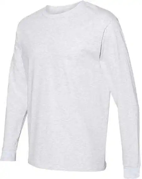 Hanes 5286 Essential t Long Sleeve Shirt Ash