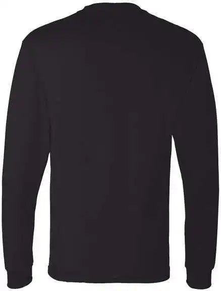 Hanes 5286 Essential t Long Sleeve Shirt Black