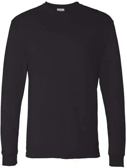 Hanes 5286 Essential t Long Sleeve Shirt Black