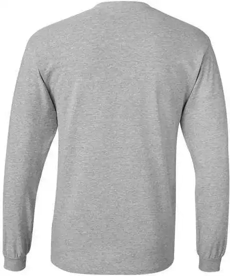 Hanes 5286 Essential t Long Sleeve Shirt Light Steel