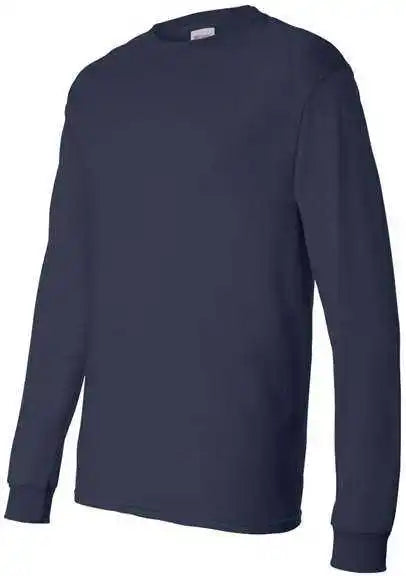 Hanes 5286 Essential t Long Sleeve Shirt Navy