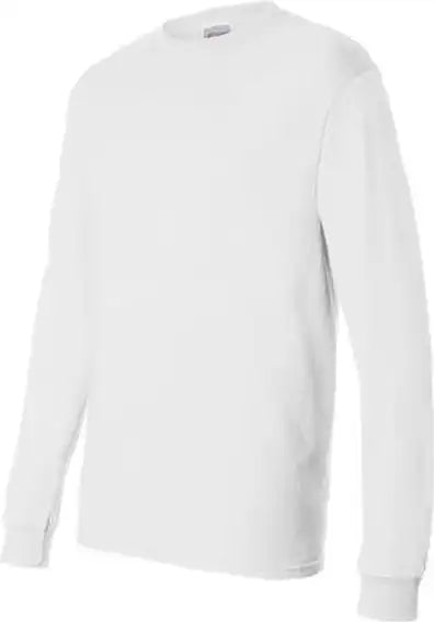 Hanes 5286 Essential t Long Sleeve Shirt White