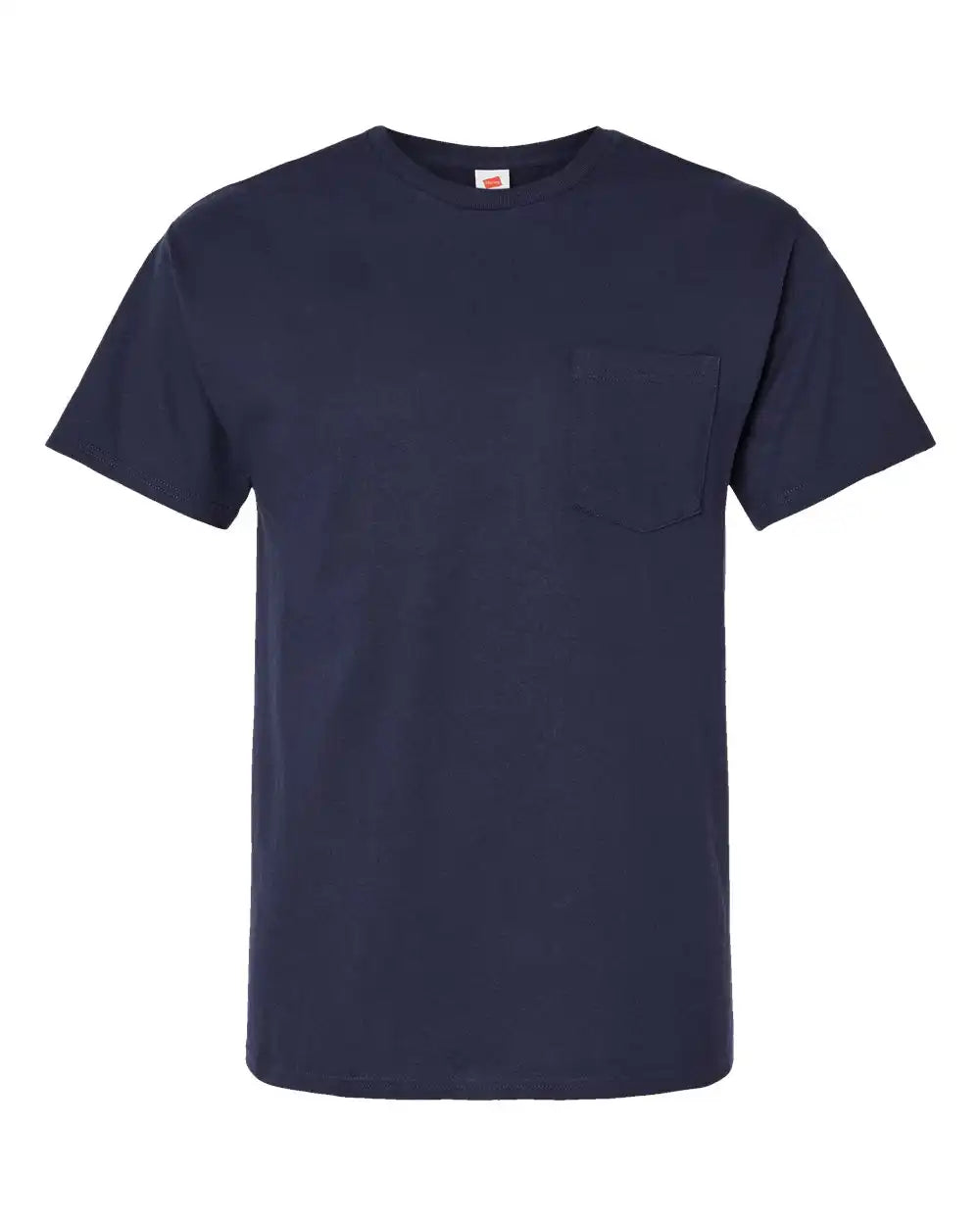 Hanes 5290p Essential-t Pocket T-shirt - Athletic Navy - s