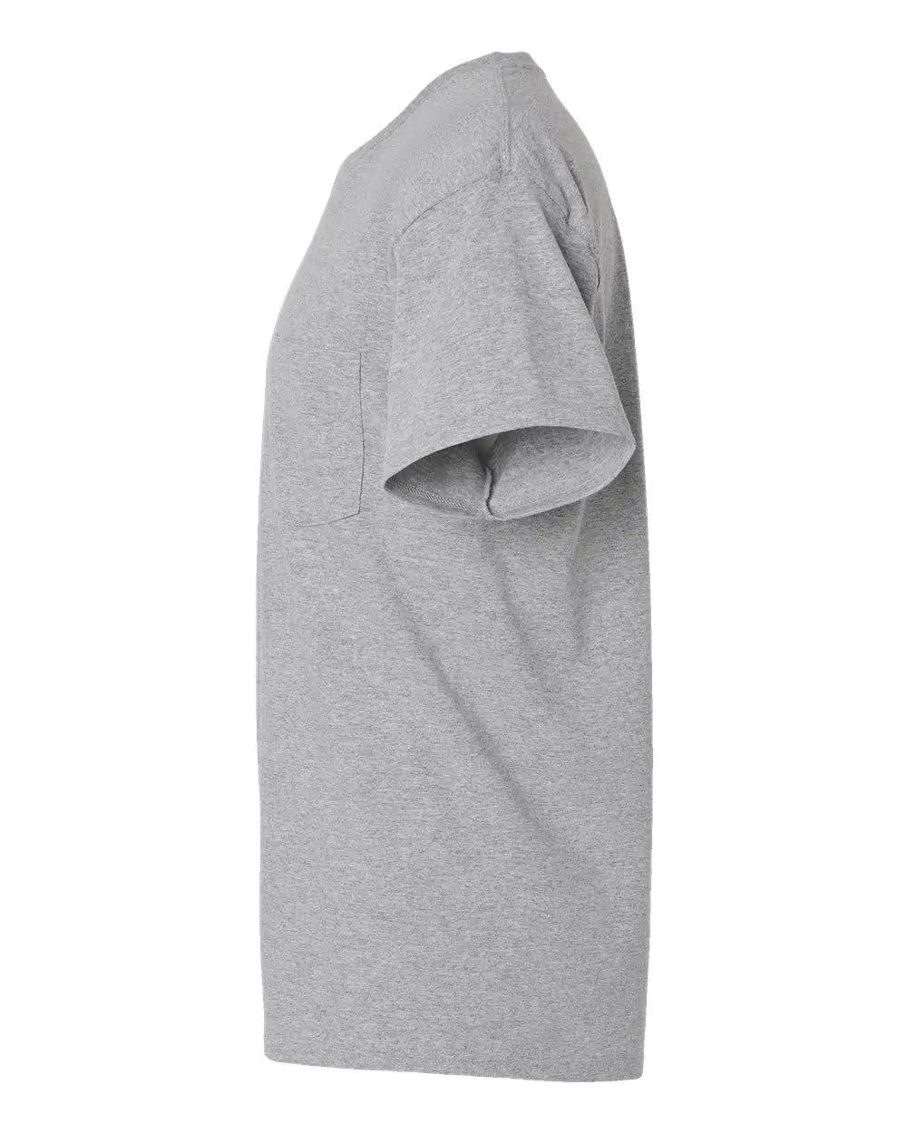 Hanes 5290p Essential-t Pocket T-shirt - Light Steel