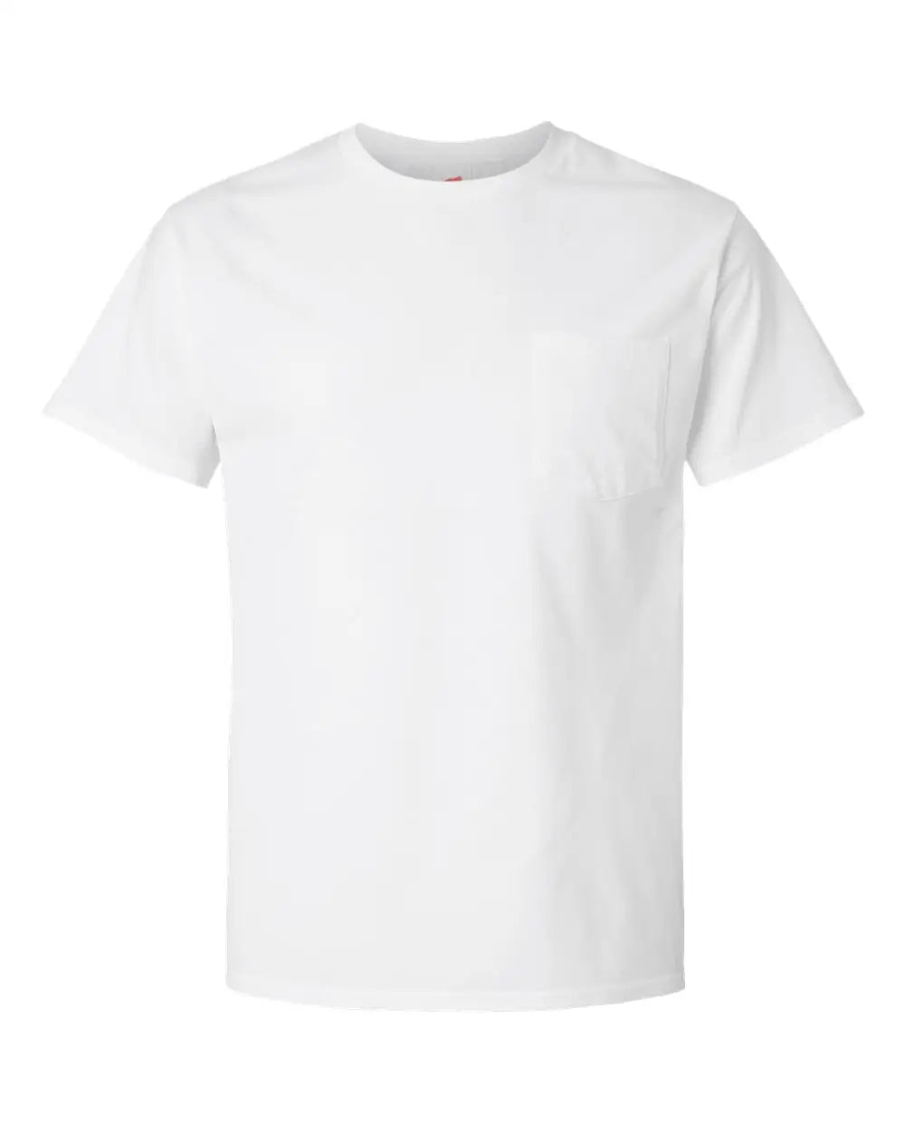 Hanes 5290p Essential-t Pocket T-shirt - White