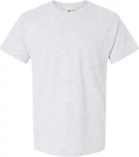 Hanes 5290p Essential-t Pocket T-shirt - Ash