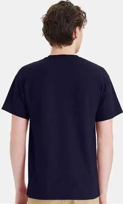 Hanes 5290p Essential t Pocket Shirt Athletic Navy