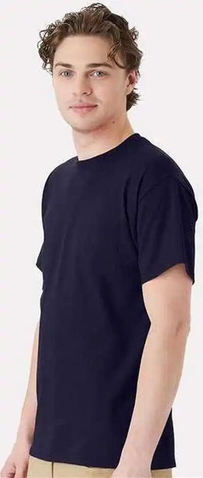 Hanes 5290p Essential t Pocket Shirt Athletic Navy