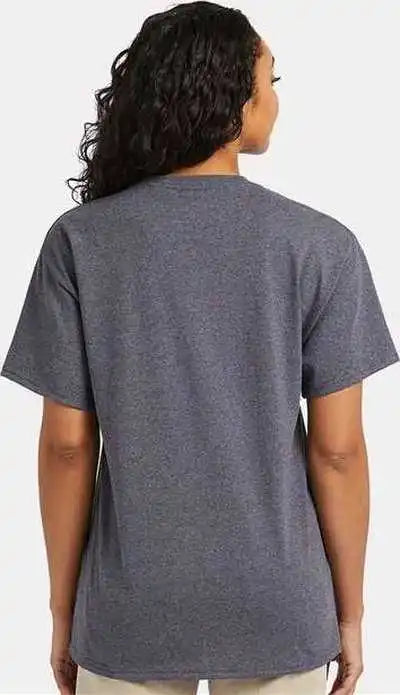 Hanes 5290p Essential-t Pocket T-shirt - Charcoal Heather