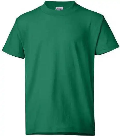 Hanes 5370 Ecosmart Youth Short Sleeve t Shirt Kelly Green