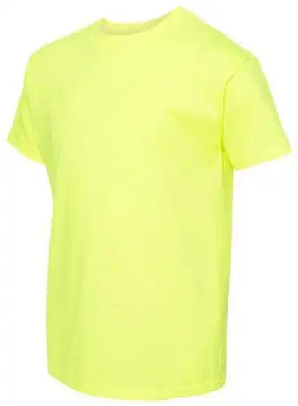 Hanes 5370 Ecosmart Youth Short Sleeve T-shirt - Safety Green