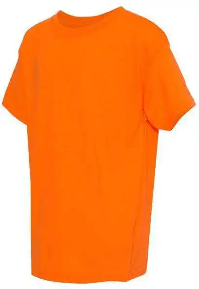 Hanes 5370 Ecosmart Youth Short Sleeve T-shirt - Safety Orange