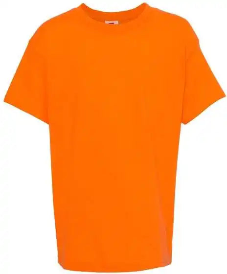 Hanes 5370 Ecosmart Youth Short Sleeve T-shirt - Safety Orange