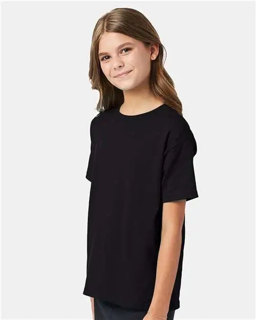 Hanes 5370 Ecosmart™ Youth T-shirt - Black