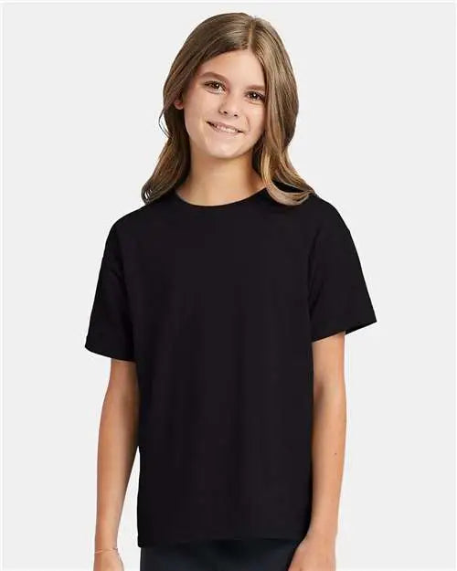 Hanes 5370 Ecosmart™ Youth T-shirt - Black