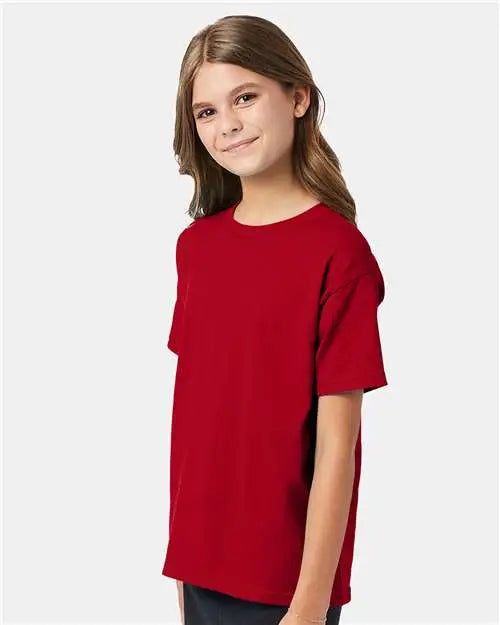 Hanes 5370 Ecosmart™ Youth T-shirt - Deep Red