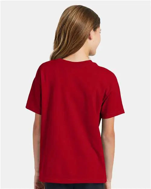 Hanes 5370 Ecosmart™ Youth T-shirt - Deep Red
