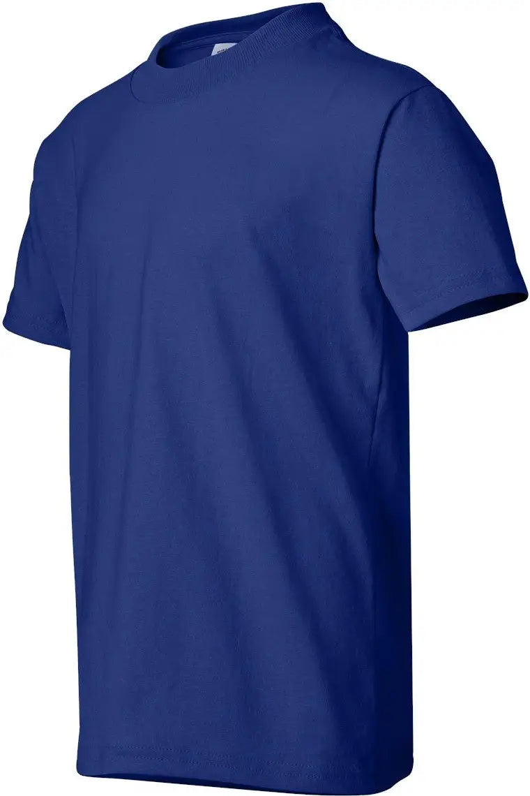 Hanes 5370 Ecosmart™ Youth T-shirt - Deep Royal - Xs