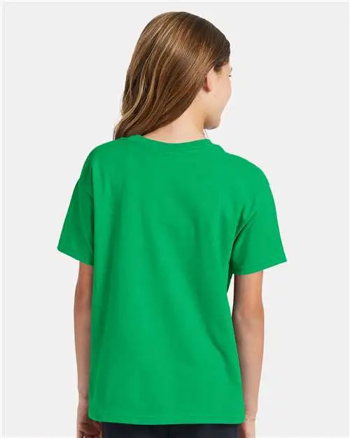 Hanes 5370 Ecosmart™ Youth T-shirt - Kelly Green
