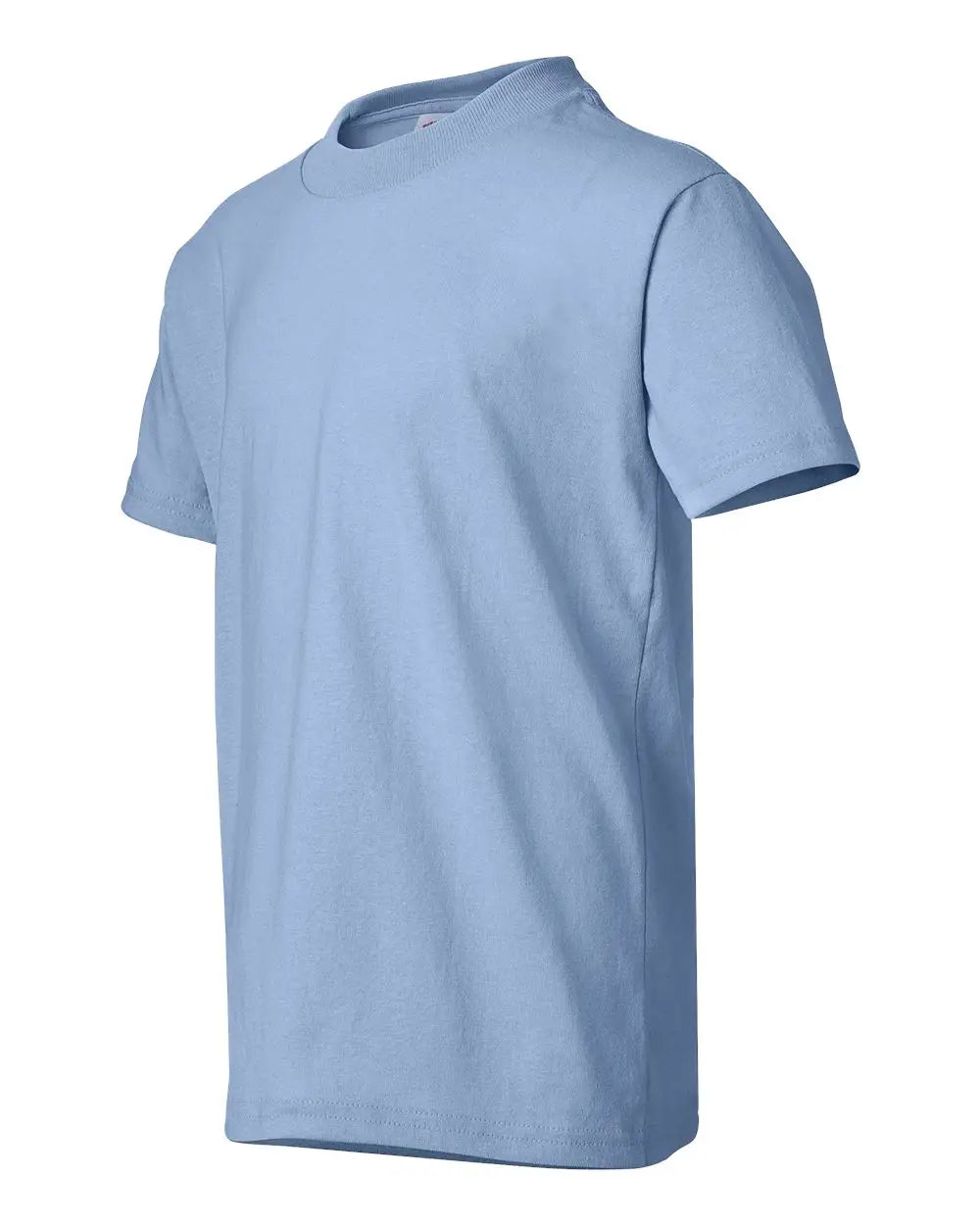Hanes 5370 Ecosmart™ Youth T-shirt - Light Blue - Ice / Xs