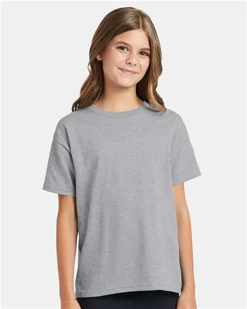 Hanes 5370 Ecosmart™ Youth T-shirt - Light Steel
