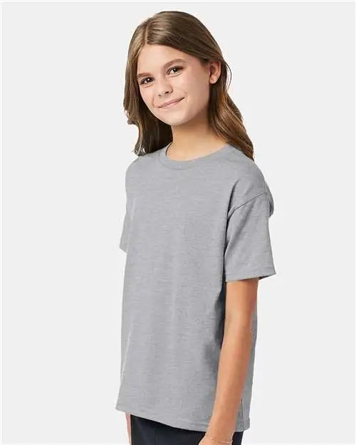 Hanes 5370 Ecosmart™ Youth T-shirt - Light Steel