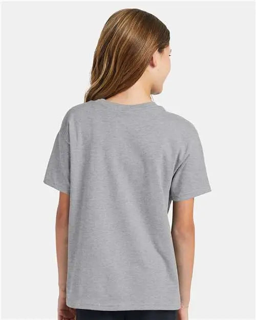 Hanes 5370 Ecosmart™ Youth T-shirt - Light Steel