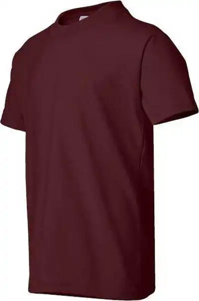 Hanes 5370 Ecosmart Youth t Shirt Maroon