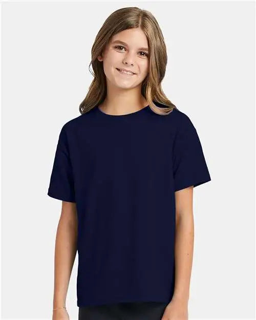 Hanes 5370 Ecosmart™ Youth T-shirt - Navy