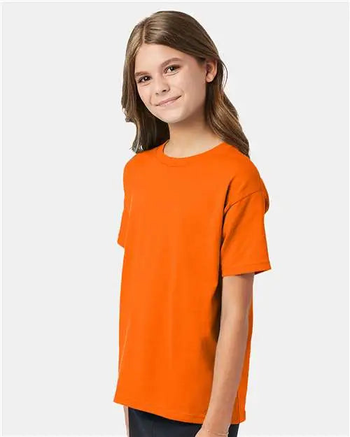 Hanes 5370 Ecosmart™ Youth T-shirt - Safety Orange
