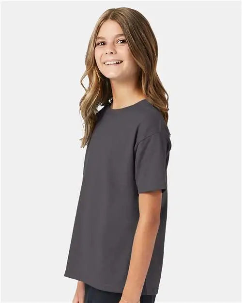 Hanes 5370 Ecosmart™ Youth T-shirt - Smoke Grey