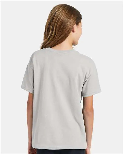 Hanes 5370 Ecosmartâ„¢ Youth T-shirt - Ash