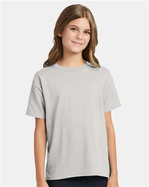 Hanes 5370 Ecosmartâ„¢ Youth T-shirt - Ash