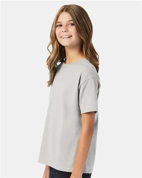 Hanes 5370 Ecosmartâ„¢ Youth T-shirt - Ash