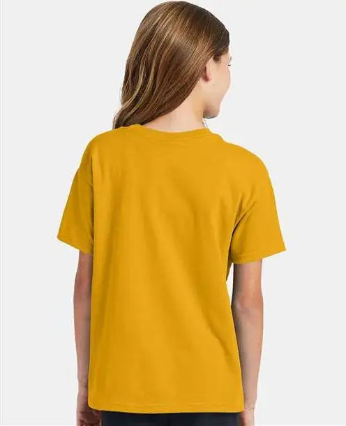 Hanes 5370 Ecosmartâ„¢ Youth T-shirt - Gold