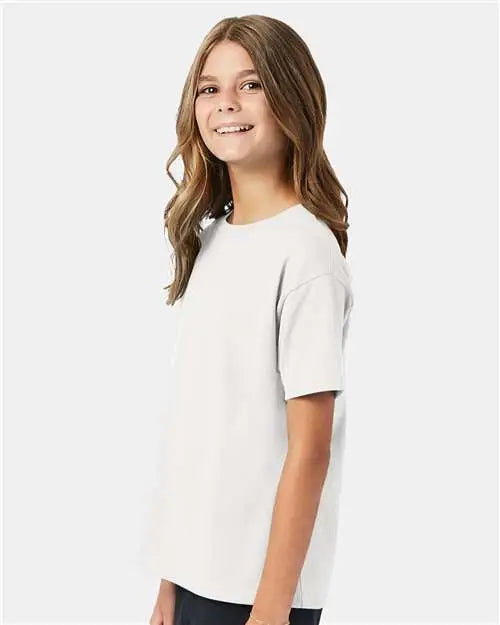 Hanes 5370 Ecosmartâ„¢ Youth T-shirt - White