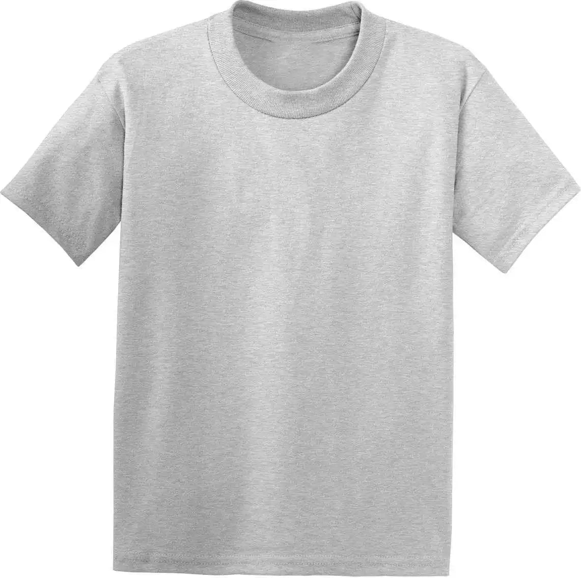 Hanes 5370 Youth Ecosmart 50/50 Cotton/poly t Shirt Ash