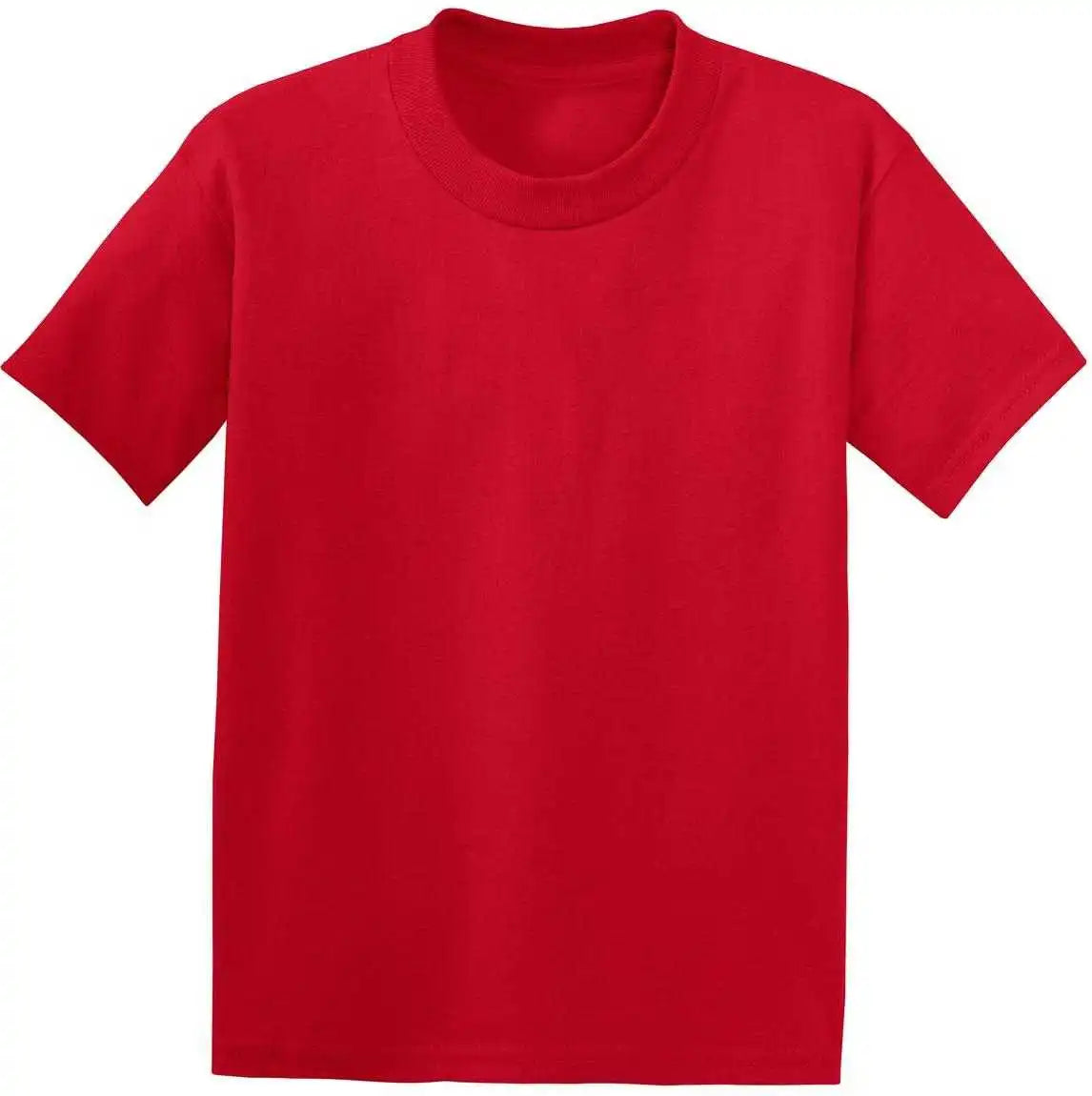 Hanes 5370 Youth Ecosmart 50/50 Cotton/poly t Shirt Deep Red