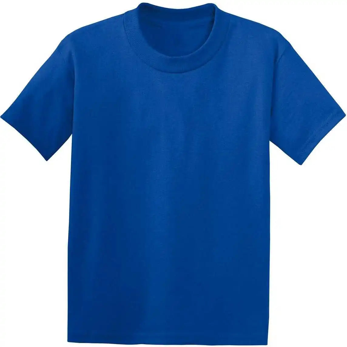 Hanes 5370 Youth Ecosmart 50/50 Cotton/poly t Shirt Deep Royal