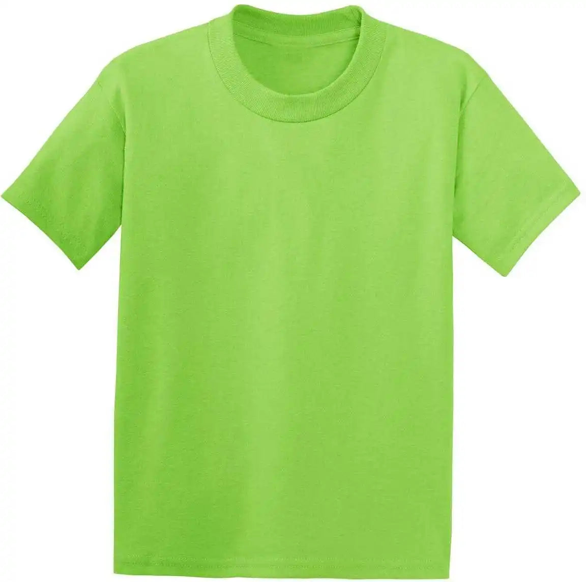 Hanes 5370 Youth Ecosmart 50/50 Cotton/poly T-shirt - Lime
