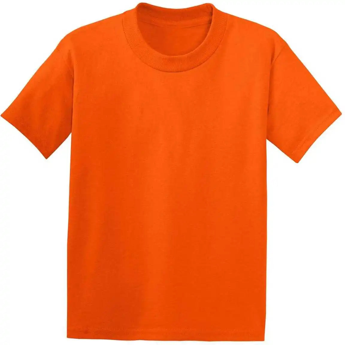 Hanes 5370 Youth Ecosmart 50/50 Cotton/poly T-shirt - Orange